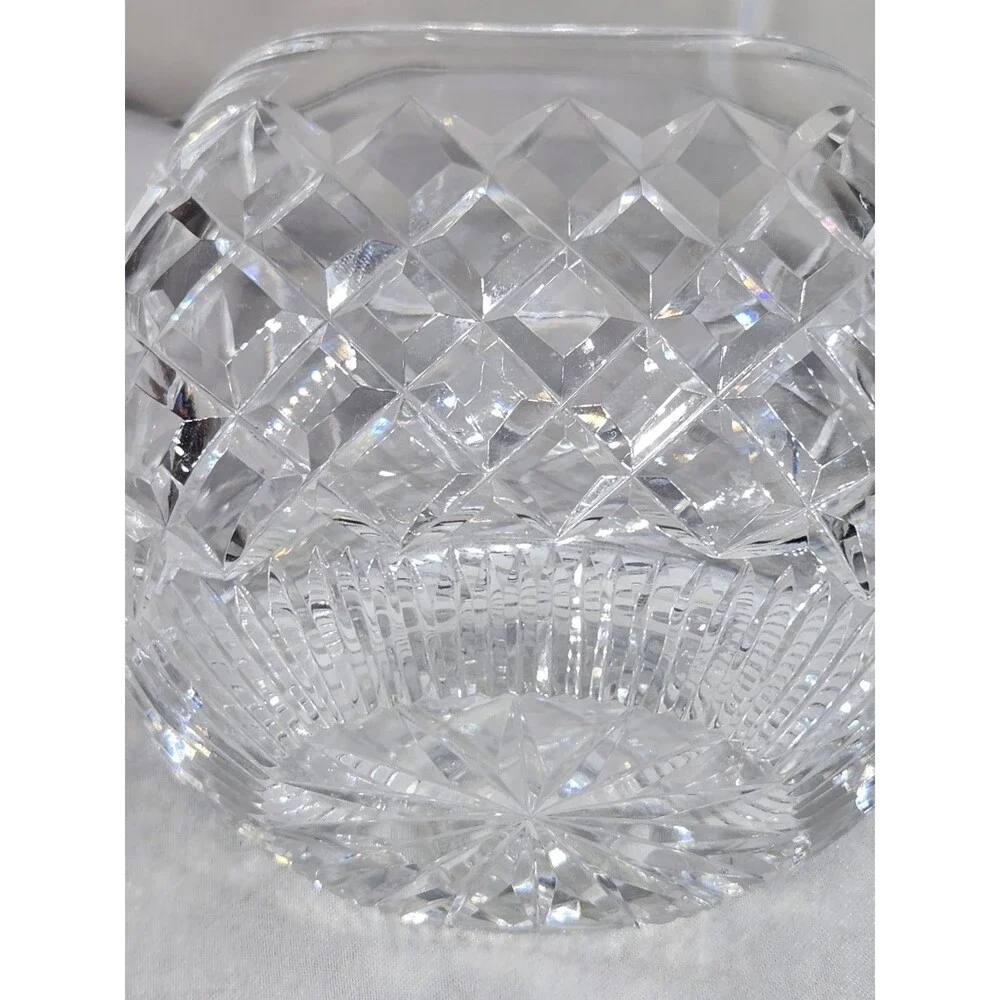 Waterford Crystal Oval Round Flower Vase 4.5